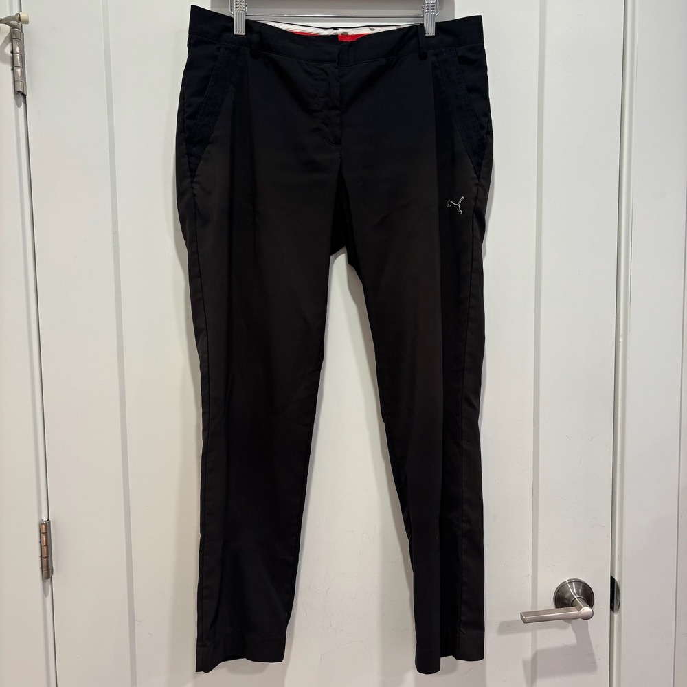 Vintage Puma SportLifestyle Womens Golf Pants Black Size‎ 10 Trousers Athletic
